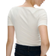 H&M Cropped Scoop-Neck T-shirt - Cream