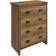 GFW Boston Knotty Oak Chest of Drawer 73x95.2cm
