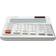 Casio DE-12E-WE Calculatrice de bureau blanc Ecran: 12 à pile(s) solaire (l x H x P) 140 x 188 x 35 mm