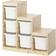 IKEA TROFAST Storage Combination with Boxes Light White Stained Pine/White