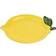 Hestia Set of 4 Lemon Plates - Bright Yellow Plate Sets 4pcs