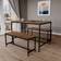 Home Discount Roslyn Brown Dining Set 70x110cm 3pcs