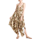 UntilGone Women's Oversized V-Neck Camo Jumpsuit - Tan