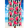 Shein 1 Piece Striped Watermelon Print Bath Towel Multicolour (150x75cm)