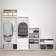 IKEA Platsa White Garderobeskab 280x221cm