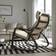 IKEA Poang Black/Brown Gungstol 95cm