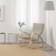 IKEA Poang Knisa light beige/White stained oak veneer Gyngestol 95cm