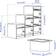 IKEA Trofast Pine White Stained Light/Dark Grey Steghylla 91cm