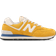 New Balance Unisex 574 Suede Mesh - Orange/White