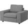 IKEA Vimle Lejde Grey/Black Lænestol 83cm