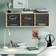 IKEA Trofast Light White Stained Pine/Dark Grey Vägghylla 93cm