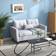 Homcom Loveseat Grey Sofa 78cm 2 Seater