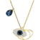 Swarovski Symbolica Pendant - Gold/Transparent/Blue