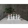 Star Trading Snowman Advent White Candle Bridge 33cm 5pcs