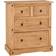 SECONIQUE Corona Brown Chest of Drawer 92x105cm