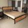 Homcom Industrial Double with Headboard 150x200cm