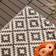 OHS Outdoor Geo Grey, White 80x150cm