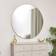 Melody Maison ‎MIR1220GLD WB LL Gold Wall Mirror 120cm