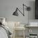 By Rydéns Bazar Grey Wall light ∅ 17cm