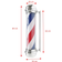 ActiveShop BB02 Barber Pole Silver Väggarmatur