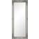 Melody Maison Ornate Bevelled Silver Floor Mirror 47x142cm