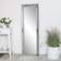 Melody Maison Ornate Bevelled Silver Floor Mirror 47x142cm