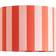 ValueLights Callie Colour Clash Orange and Pink Stripe Fabric Drum Lamp 20 x 26 x 26 cm Shade
