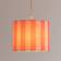 ValueLights Callie Colour Clash Orange and Pink Stripe Fabric Drum Lamp 20 x 26 x 26 cm Shade