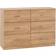 SECONIQUE Dakota Oak 6 Chest of Drawer
