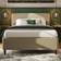 GFW Addison Double Beige Ottoman Frame Bed