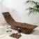 OHS Leopard Print Bath Towel Natural (215x75cm)