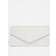Quiz Silver Thin Clutch Bag - Grey
