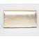 Quiz Gold Metallic Clutch Bag - Gold