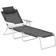OutSunny Folding Sun Lounger with 4-Level Backrest and Headrest 98 x 66 x 160 cm