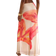 Shein Opulessa Knitted Mesh Printed Low Waisted Bodycon Mermaid Hem Women Skirt,Bohemia