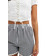 New Look Gingham Pull On Short - Black Pattern