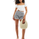 New Look Gingham Pull On Short - Black Pattern