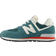 New Balance Toddler574 - New Spruce/Blast Red