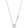Michael Kors Heart Necklace - Silver/Transparent