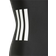 adidas 3-Stripes C-Back Swimsuit - Black/White