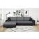 Indian Light & Dark Gray Sofa 289cm 5 Seater