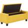 GFW Verona Mustard Storage Bench 102.5x40cm