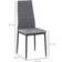Homcom High Back Grey Kitchen Chair 97cm 4pcs