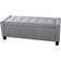 GFW Verona Grey Storage Bench 104x39cm