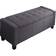 GFW Verona Charcoal Storage Bench 104x39cm