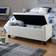 GFW Verona White Storage Bench 104x39cm