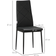 Homcom Modern Black Kitchen Chair 91cm 4pcs