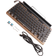 Typewriter Keyboard 83 Keys Vintage Wireless Bluetooth Mechanical Keyboard with Metal Round Cap