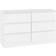 SECONIQUE Walker White Chest of Drawer 121.5x77cm