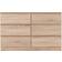SECONIQUE Walker Oak Chest of Drawer 121.5x77cm